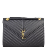 Saint Laurent Matelasse Envelope Large Bag