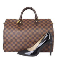 Louis Vuitton Speedy 35 Bandouliere Damier Ebene