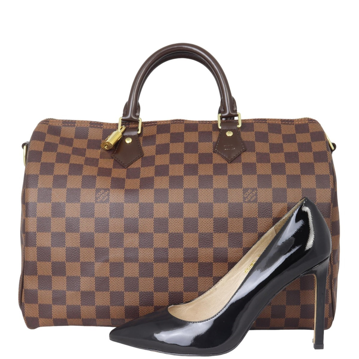 Louis Vuitton Speedy 35 Bandouliere Damier Ebene