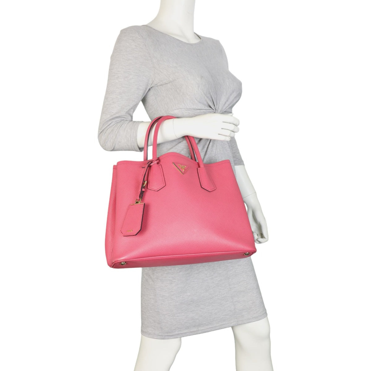 Prada Saffiano Cuir Double Bag Medium