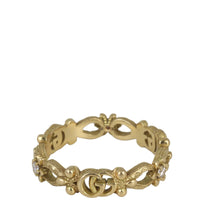 Gucci Flora 18k Yellow Gold Diamond Ring