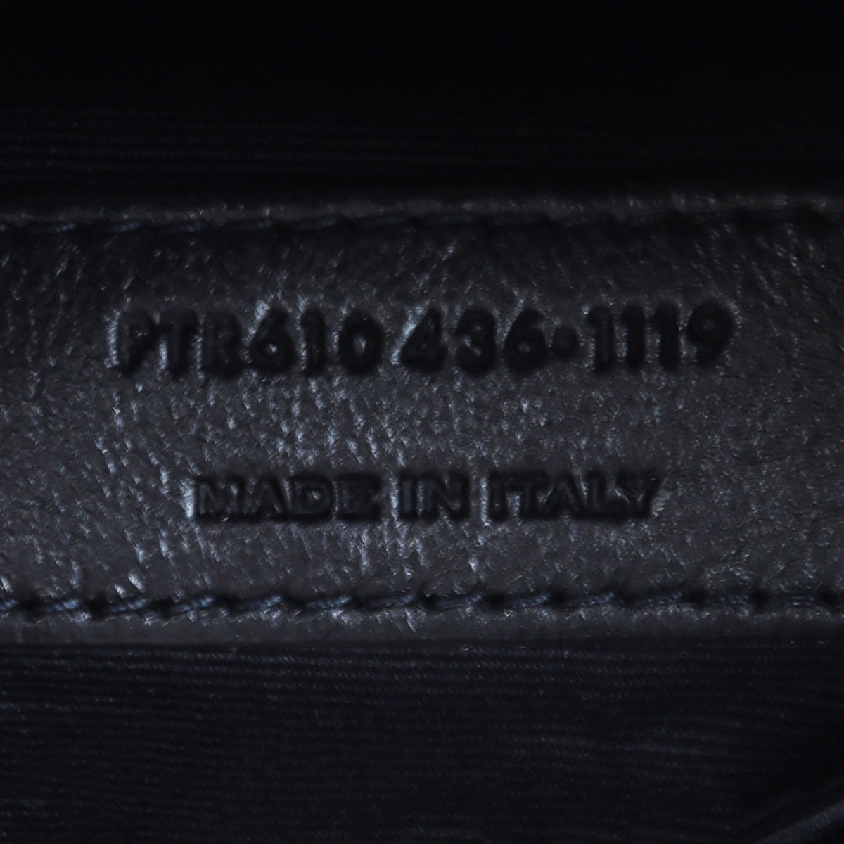 Saint Laurent Vinyle Round Camera Bag Date Code