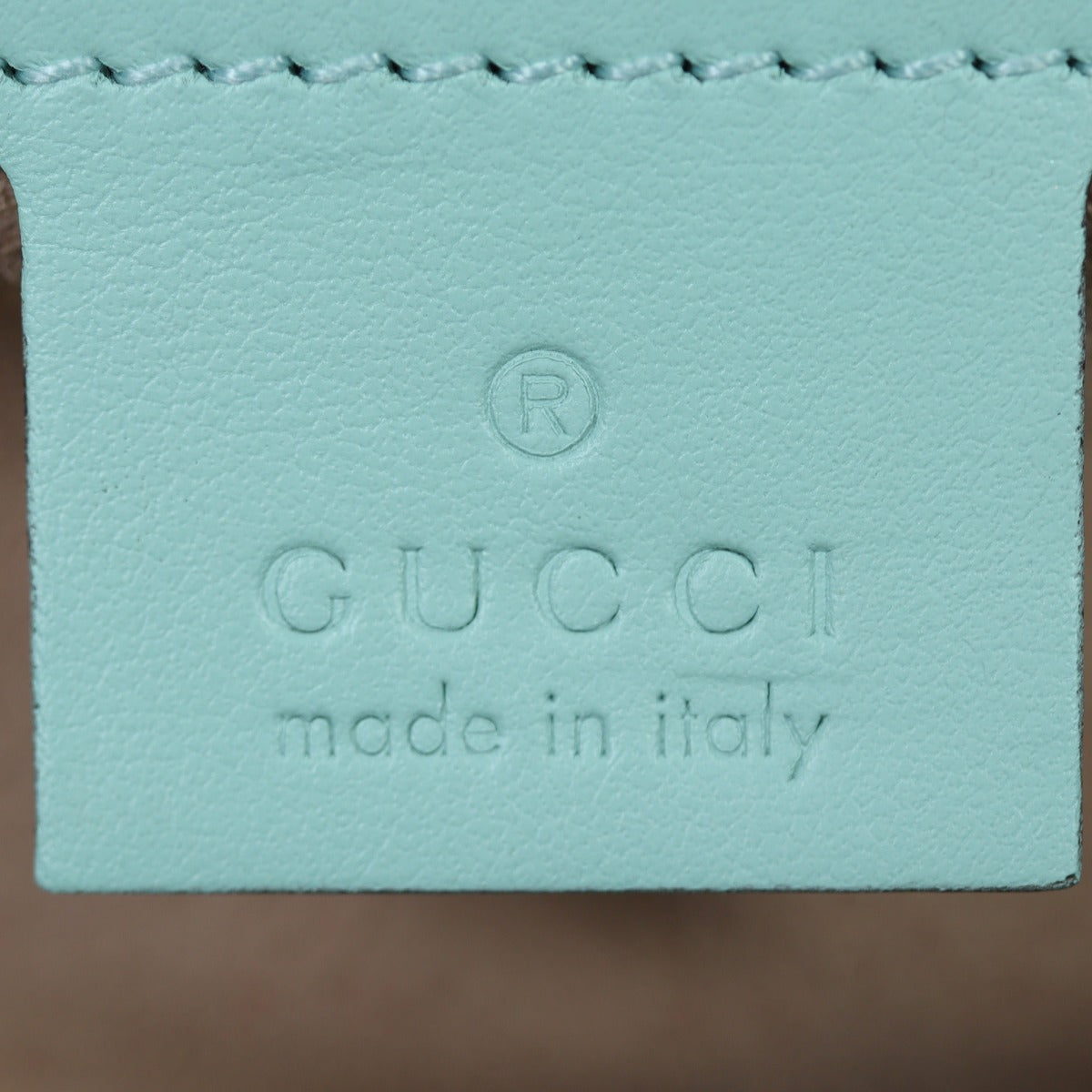 Gucci GG Marmont Matelasse Small Shoulder Bag Interior Stamp