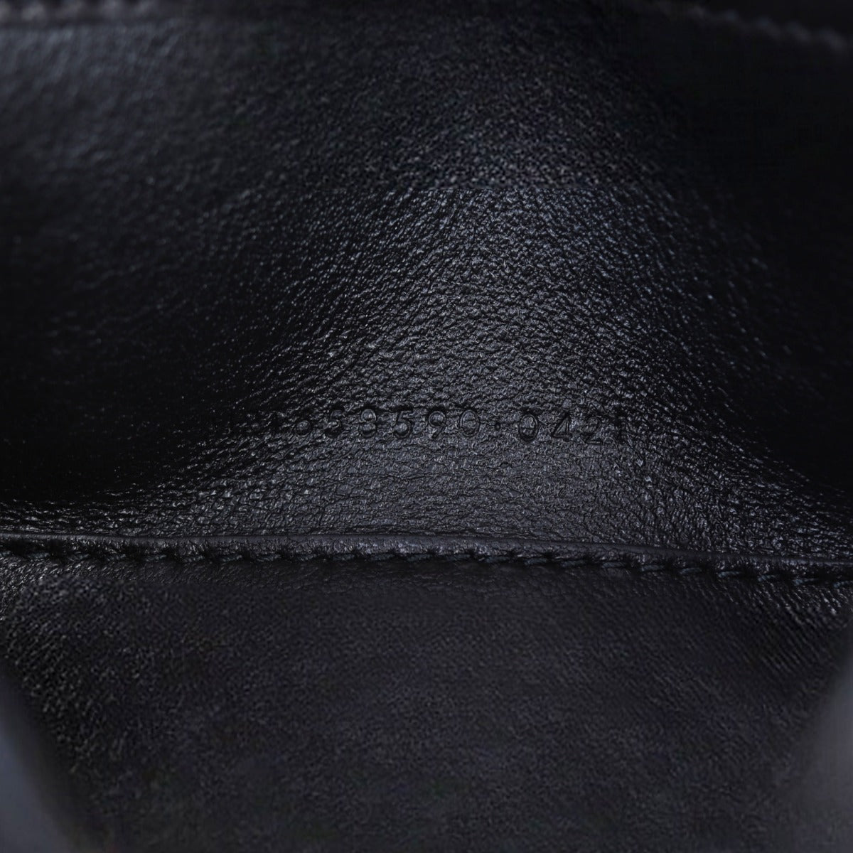 Saint Laurent Mini Card Holder on Chain