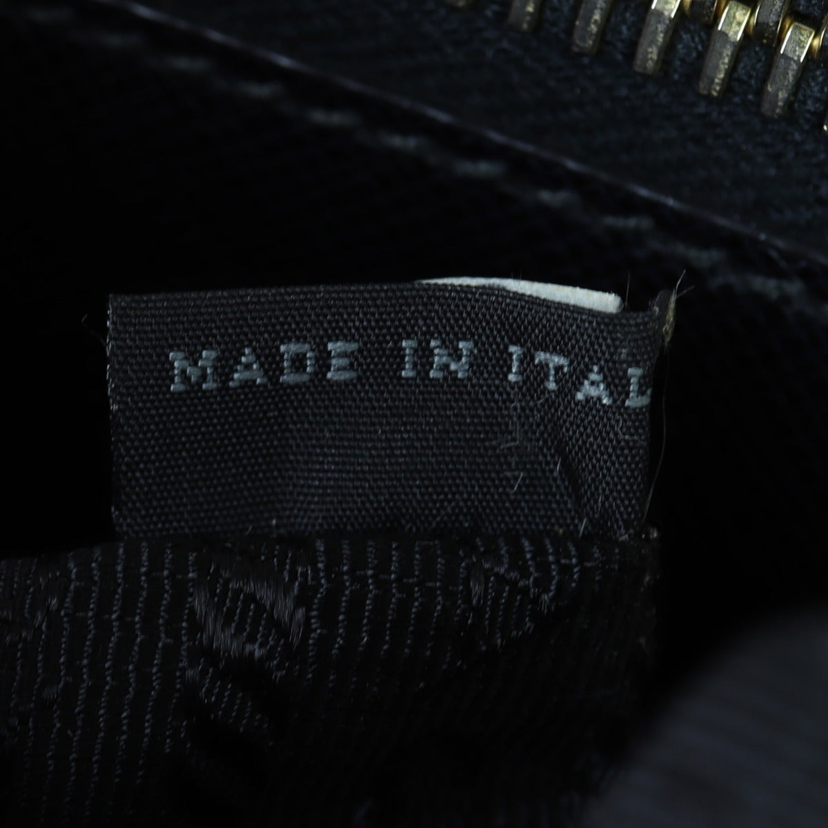 Prada Saffiano Lux Galleria Double Zip Tote Large Interior Stamp