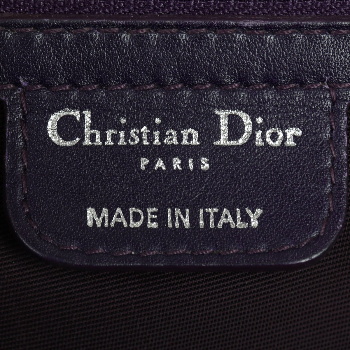 Dior Panarea Tote Interior Stamp