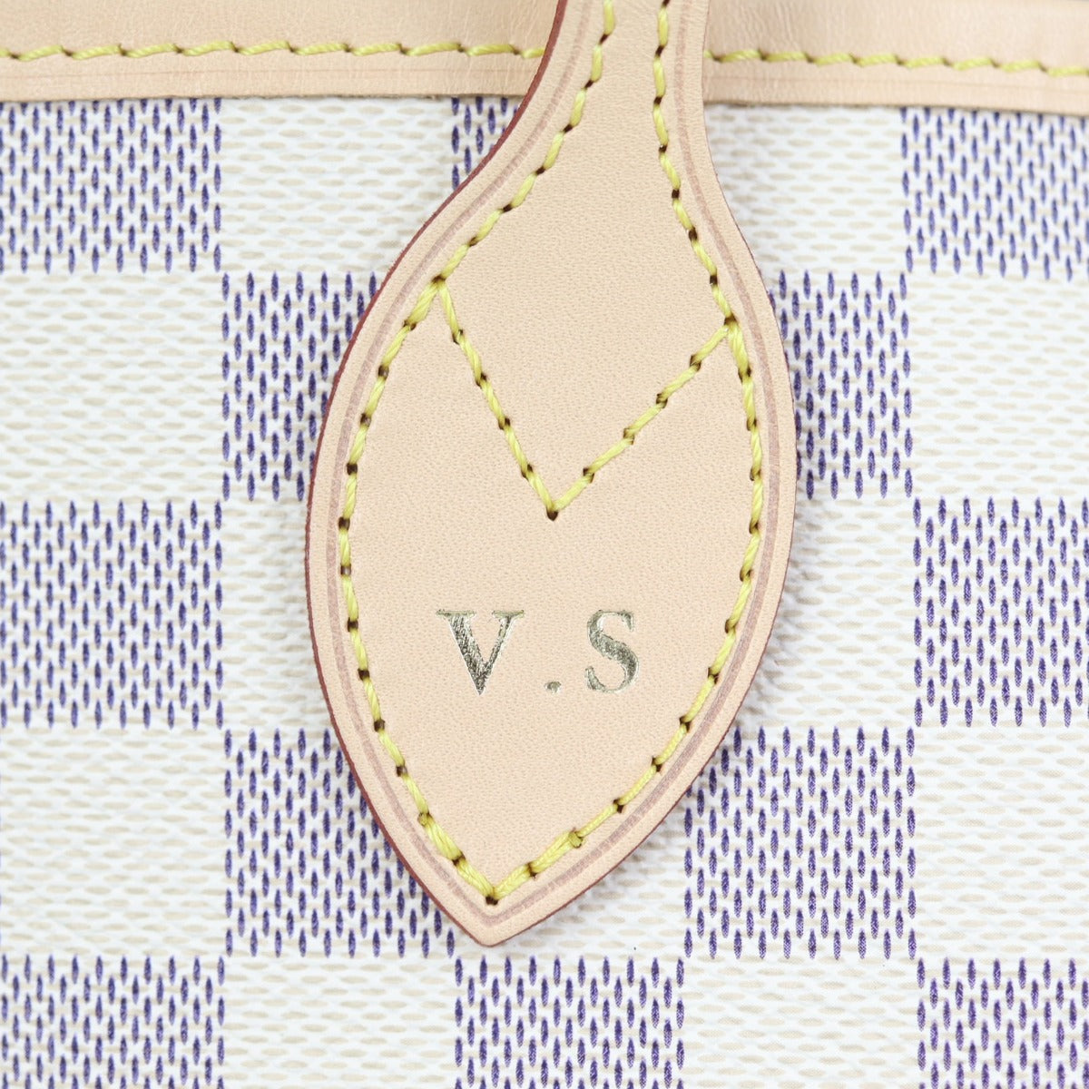 Louis Vuitton Neverfull MM Damier Azur Hot Stamp
