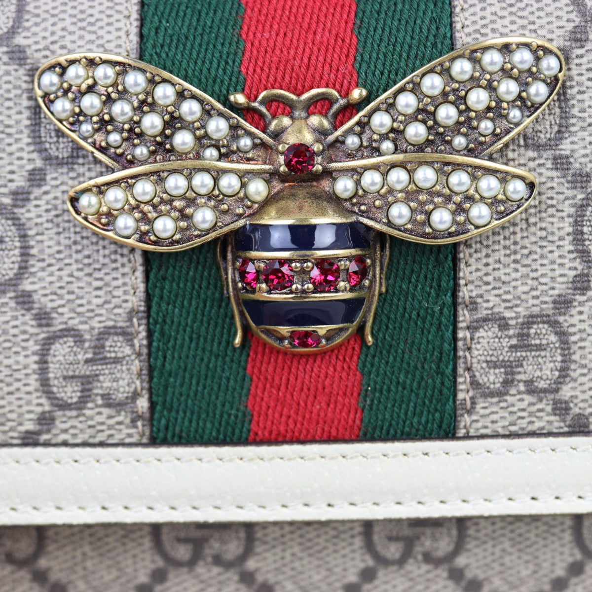 Gucci GG Supreme Queen Margaret Wallet on Chain