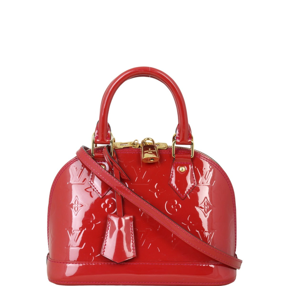 Louis Vuitton Alma BB Monogram Vernis | Red