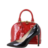 Louis Vuitton Alma BB Monogram Vernis | Red