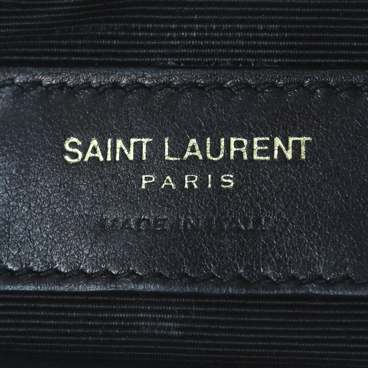 Saint Laurent Classic Monogram Baby Chain Bag Interior Stamp