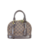 Louis Vuitton Alma BB Damier Ebene | Padlock Gold