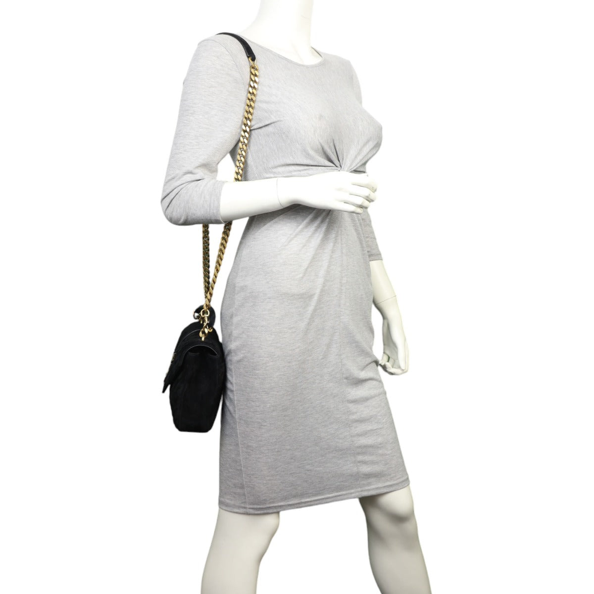 Saint Laurent College Medium Suede