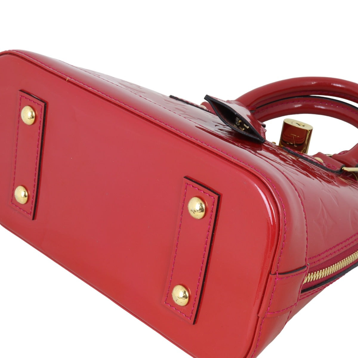 Louis Vuitton Alma BB Monogram Vernis | Red