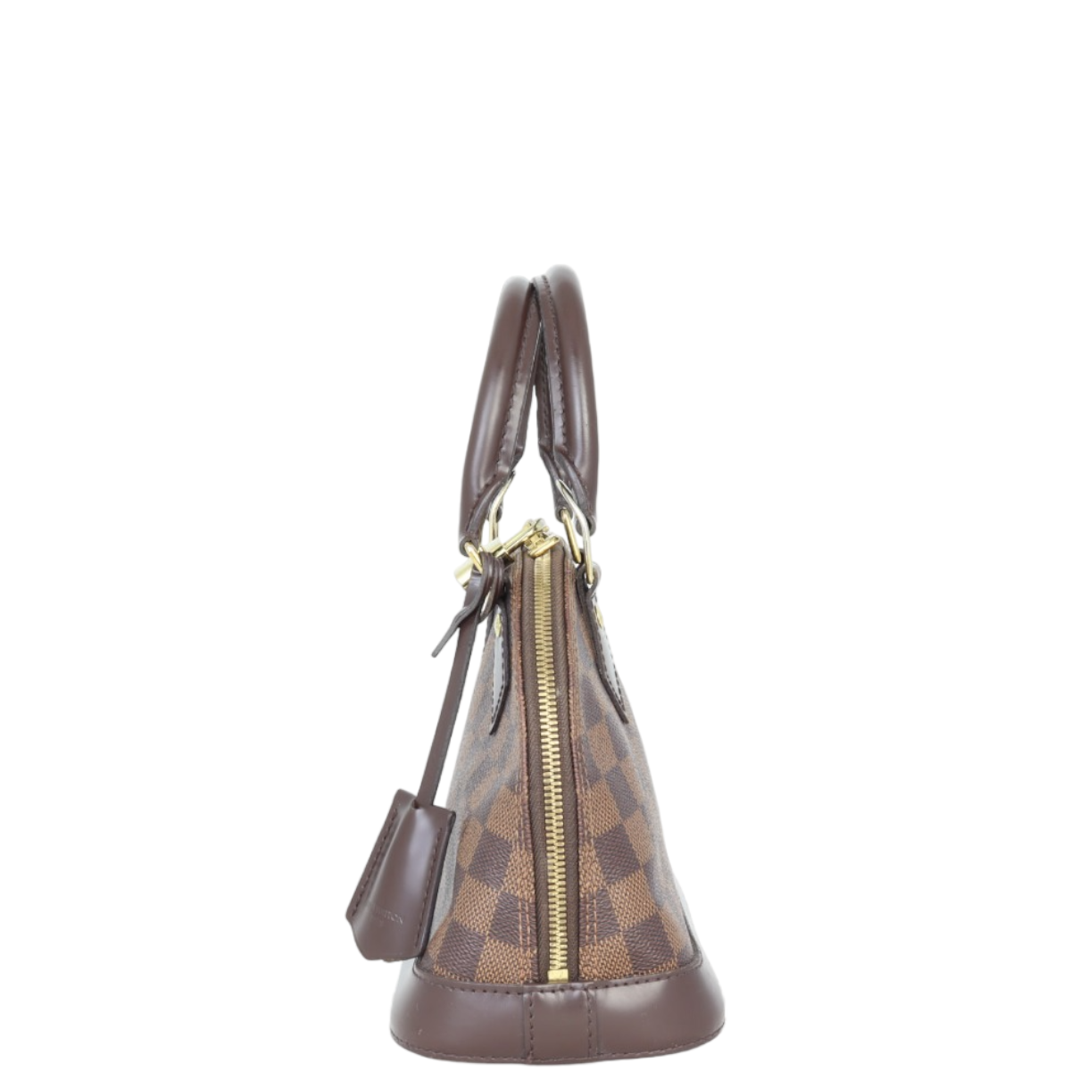 Louis Vuitton Alma BB Damier Ebene | Padlock Gold