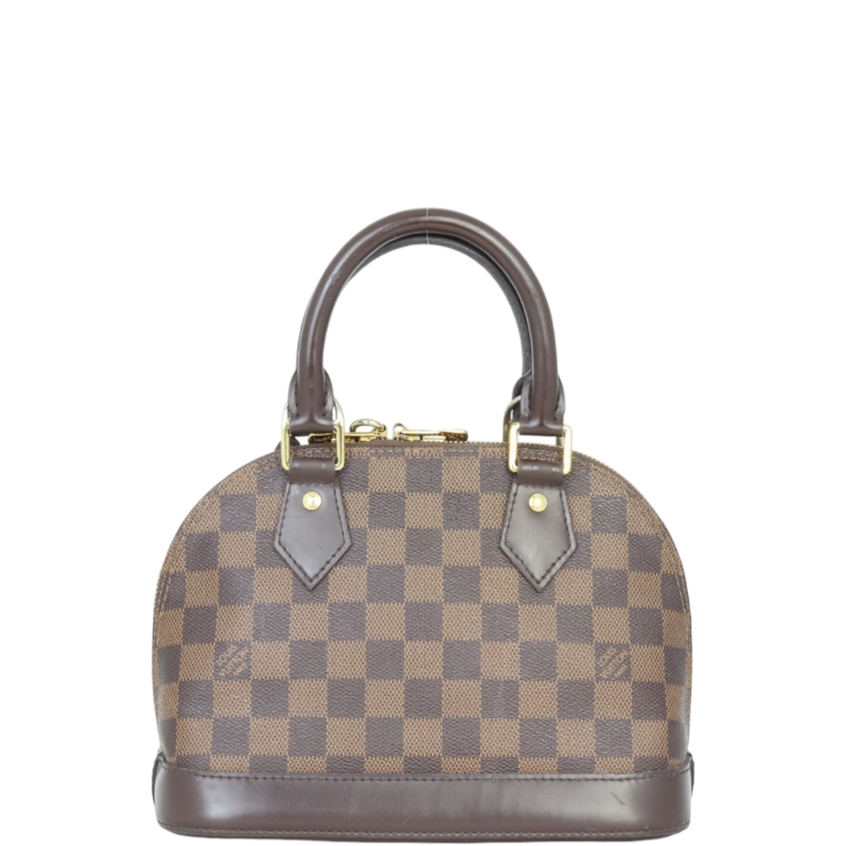 Louis Vuitton Alma BB Damier Ebene | Padlock Gold