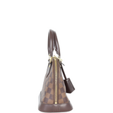 Louis Vuitton Alma BB Damier Ebene | Padlock Gold