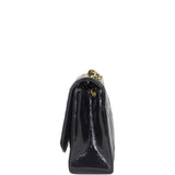Chanel Quilted Diana Patent Flap Bag | Black