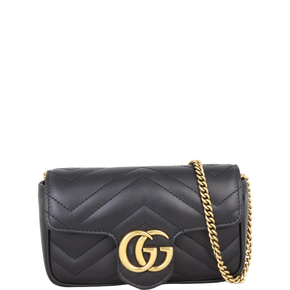 Gucci GG Marmont Matelasse Super Mini Shoulder Bag