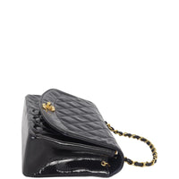 Chanel Quilted Diana Patent Flap Bag | Black
