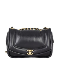Chanel Vintage Puffy Flap Bag Medium | Black