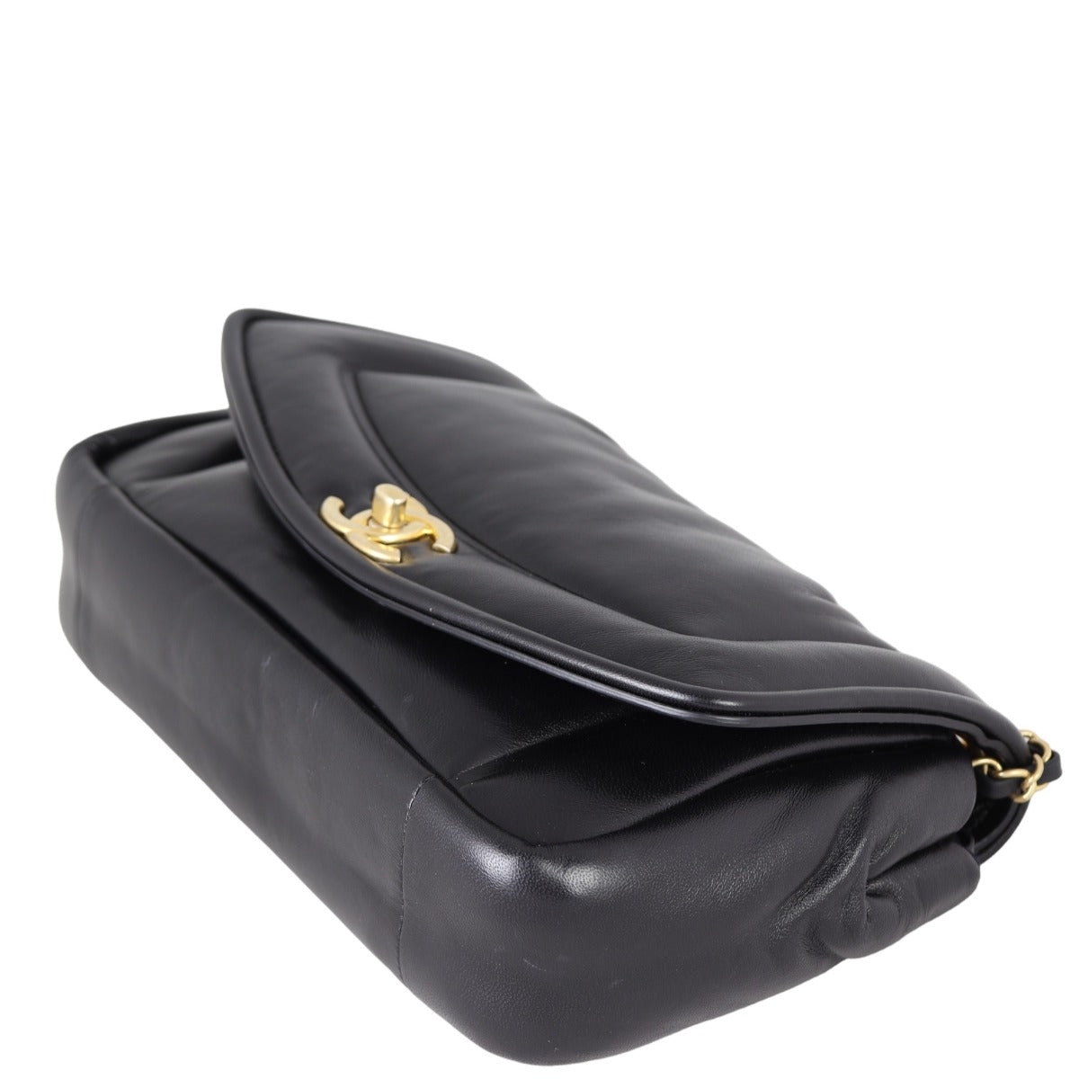 Chanel Vintage Puffy Flap Bag Medium | Black