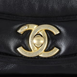 Chanel Vintage Puffy Flap Bag Medium | Black