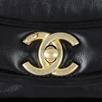 Chanel Vintage Puffy Flap Bag Medium | Black