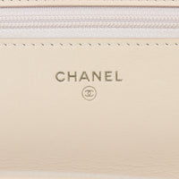 Chanel 19 Wallet On Chain | Beige Goatskin