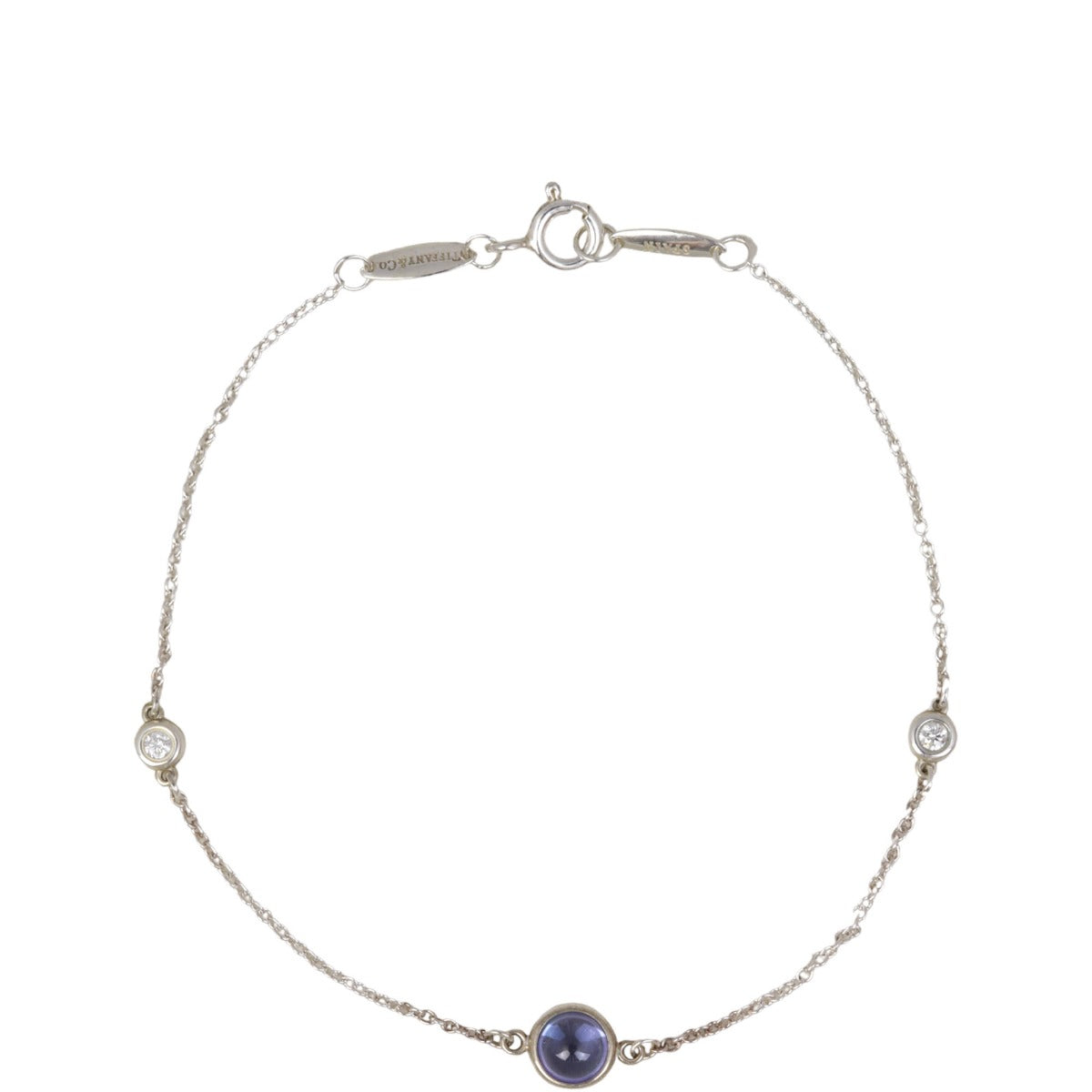 Tiffany & Co Elsa Peretti Color by the Yard Single Tanzanite Bracelet
