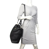 Prada Vitello Daino Zip Tote