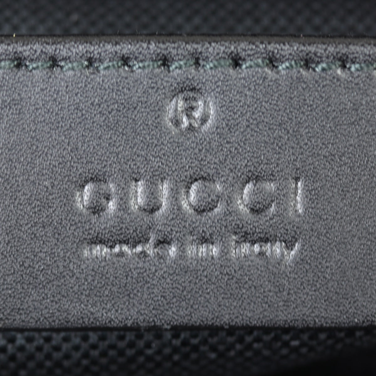 Gucci GG Supreme Messenger Bag Interior Stamp