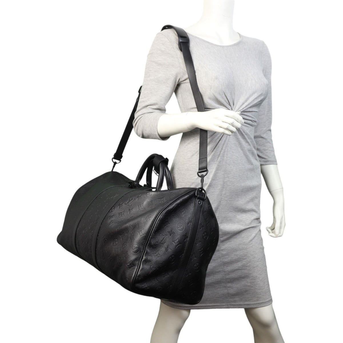 Louis Vuitton Keepall 50 Bandouliere Monogram Shadow