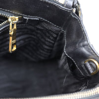 Prada Saffiano Lux Galleria Double Zip Tote Small Wear