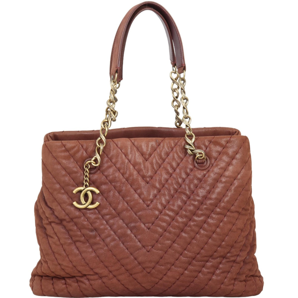 Chanel CC Chevron Surpique Tote