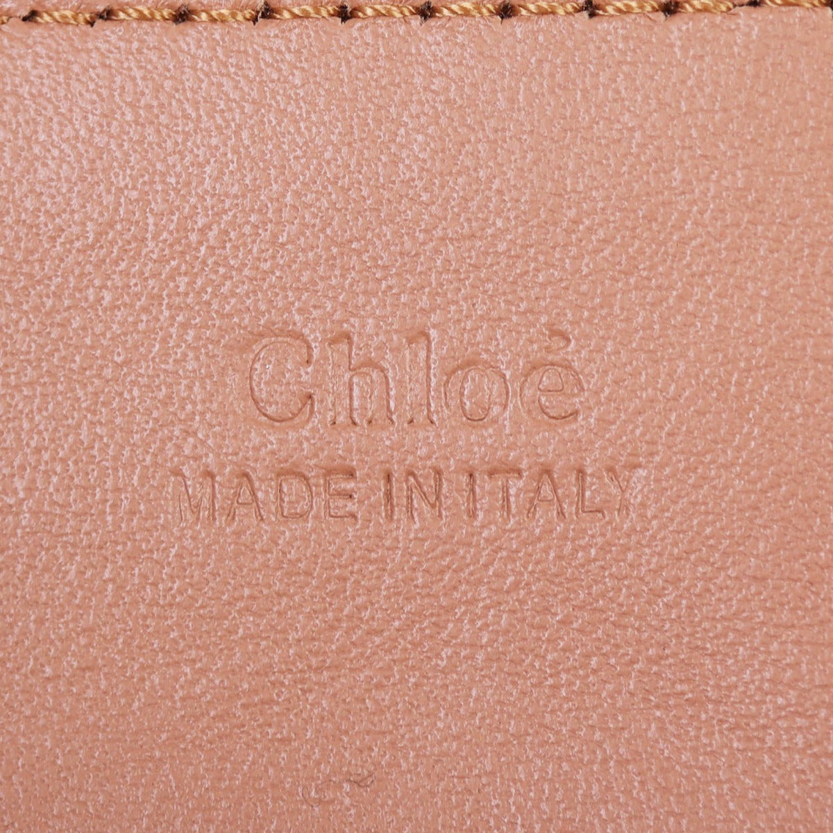 Chloe Mini Tess Day Bag Interior Stamp