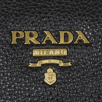 Prada Vitello Daino Satchel Bag Interior Stamp