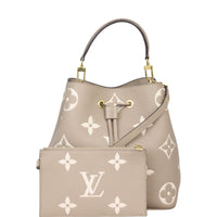 Louis Vuitton NeoNoe MM Monogram Empreinte Giant Bicolour