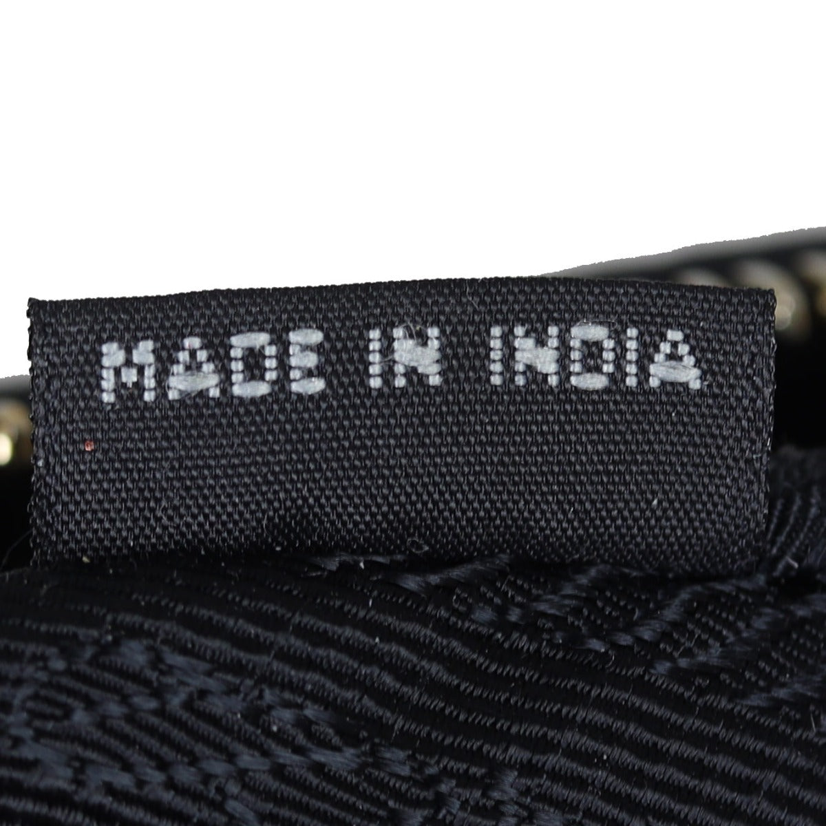 Prada Vitello Daino Satchel Bag Interior Tag