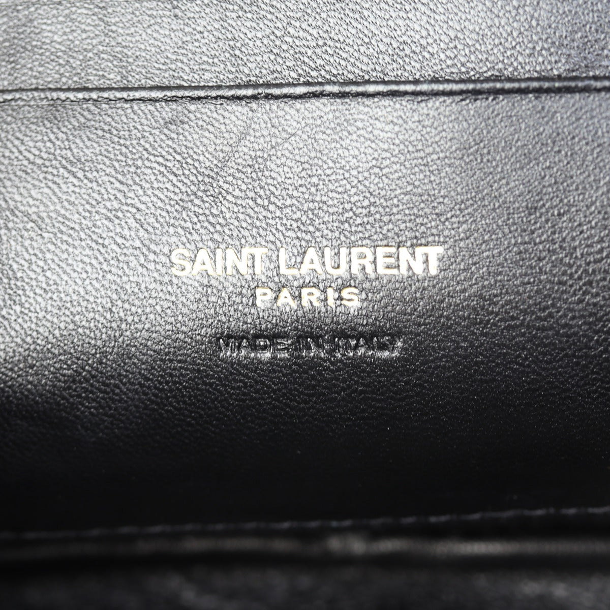 Saint Laurent Lou Mini Camera Bag Interior Stamp