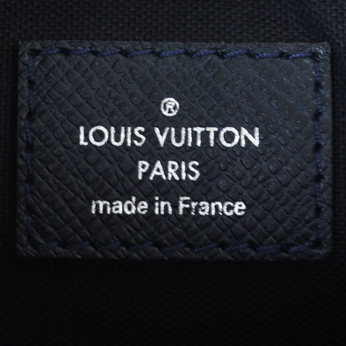 Louis Vuitton Taiga Sasha Messenger Bag (Black) Interior Stamp