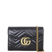 Gucci GG Marmont Matelasse Chain Wallet
