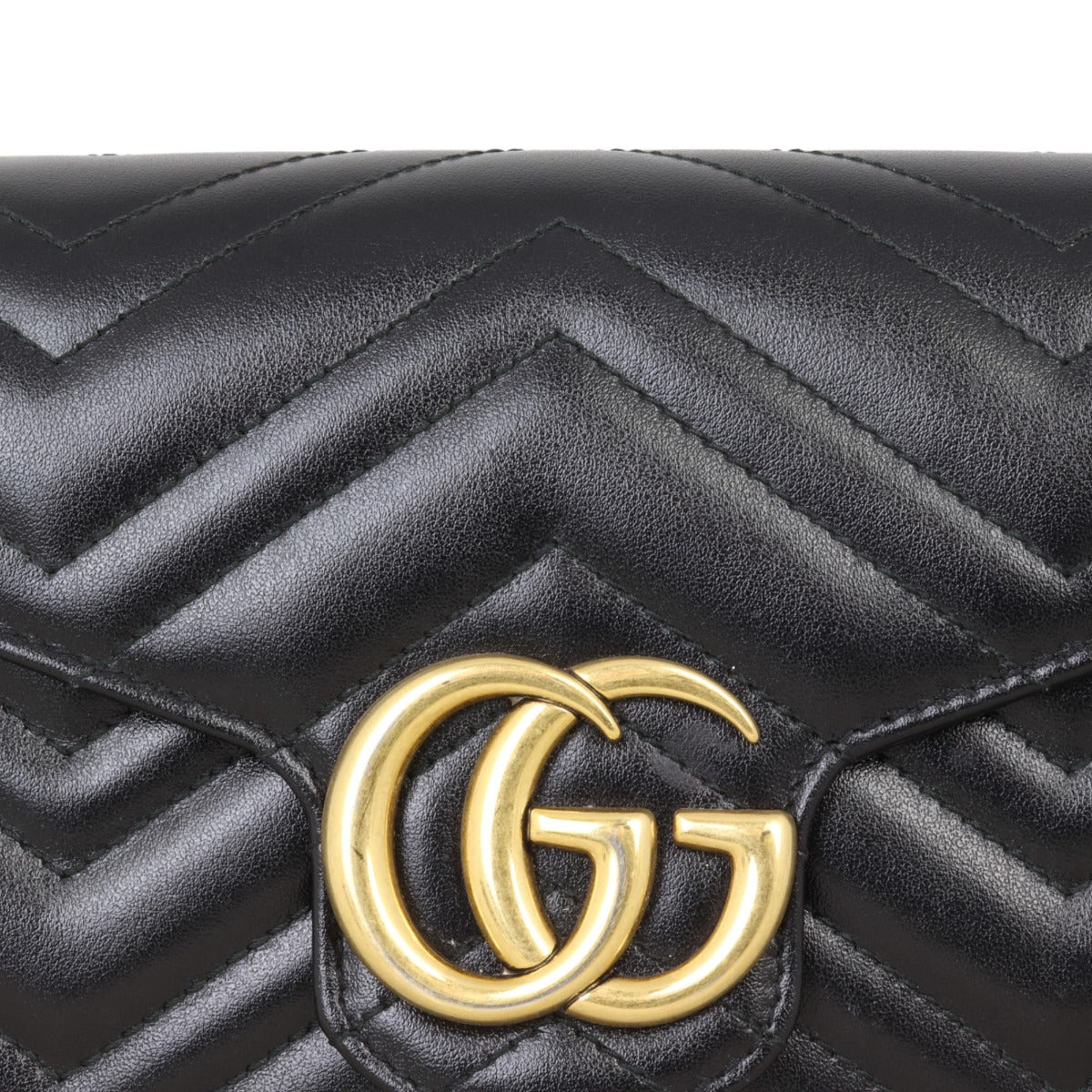 Gucci GG Marmont Matelasse Chain Wallet