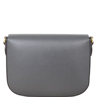 Gucci Leather Horsebit Shoulder Bag Large