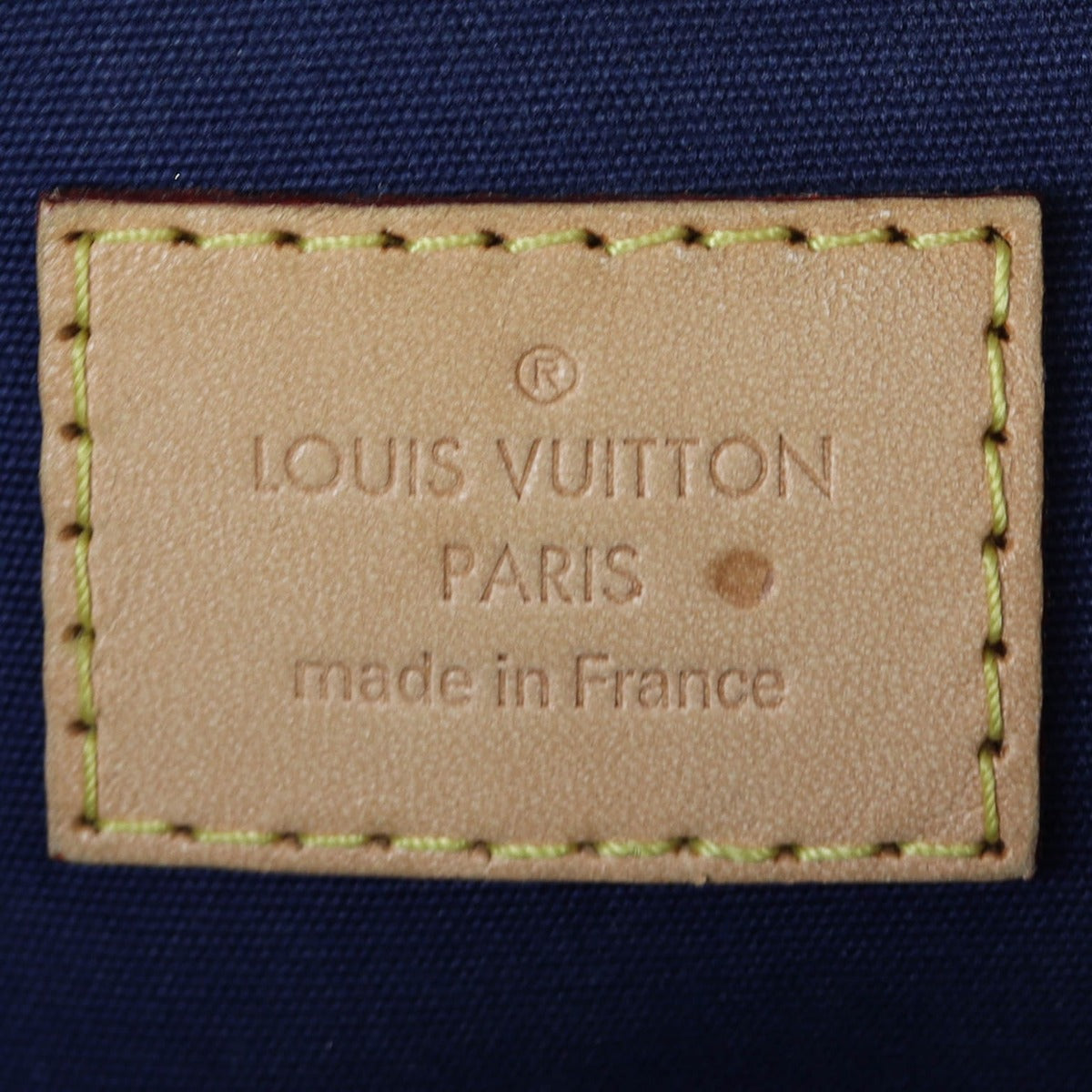 Louis Vuitton Alma PM Monogram Vernis Interior Stamp