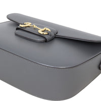 Gucci Leather Horsebit Shoulder Bag Large