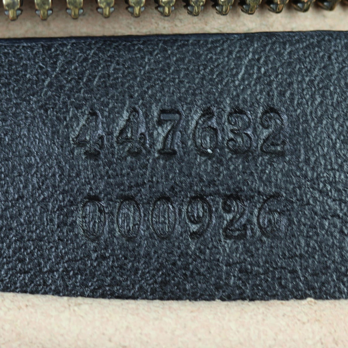 Gucci GG Marmont Small Camera Bag Interior Stamp