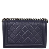 Chanel Boy New Medium | Navy