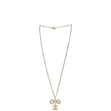 Chanel Crystal CC Bow Necklace