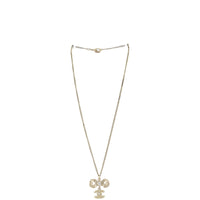 Chanel Crystal CC Bow Necklace
